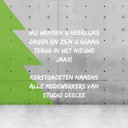 Zakelijke vierkante kerstkaart met ruimte voor logo 3