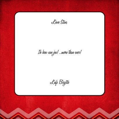 ZigZag jeans liefde red - BK 3