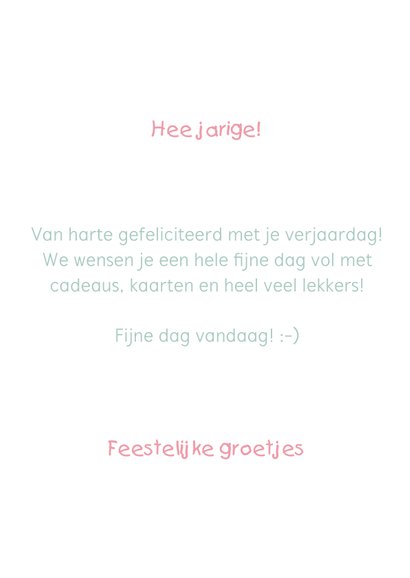 Zoete felicitatiekaart met illustratie van marshmallows 3