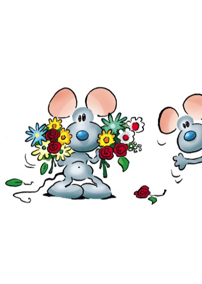 zomaar 1 muisjes met bloemen 3