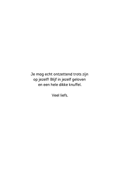 Zomaar applausje voor jezelf kaart 3