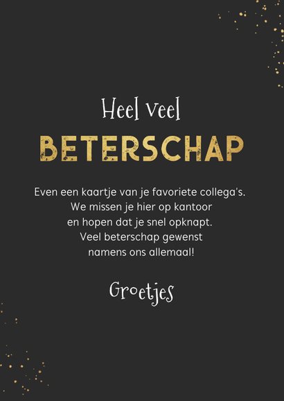 Zomaar kaart beterschap corona pech quarantaine 3