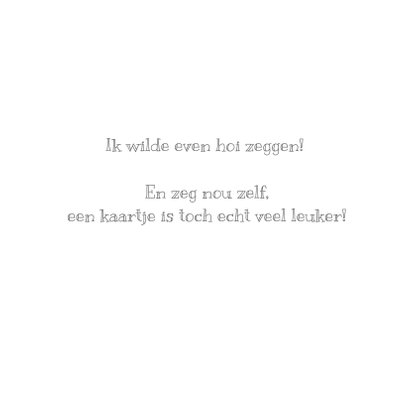 Zomaar kaart Een kaartje is leuker dan een appje! 3