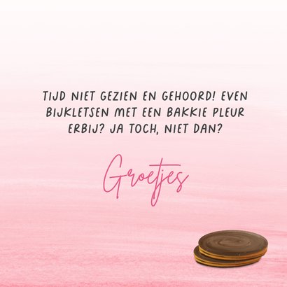 Zomaar-kaart met Rotterdamse uitdrukking 'Bakkie pleur?' 3
