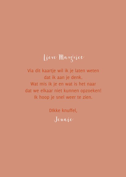 Zomaar kaart trend met rode droogbloemen in vaas 3
