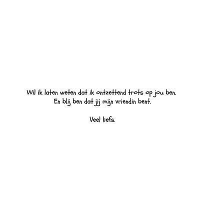 Zomaar liefde from the bottom of my heart kaart 3