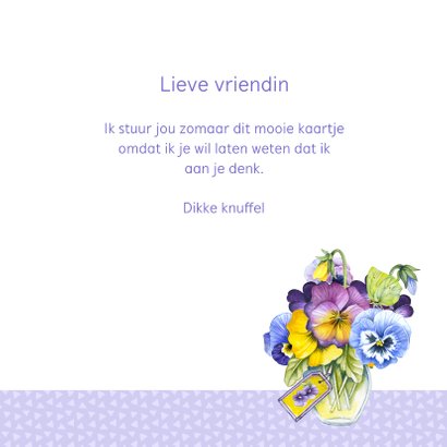 Zomaar met lieve viooltjes 3