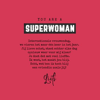 Zomaar superwoman grappig foto held vrouw 3