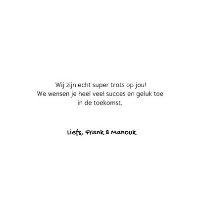 Zomaar trots als een pauw kaart 3