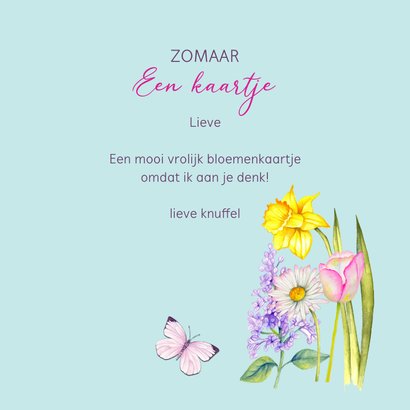 Zomaar voorjaarsbloemen vogeltje 3