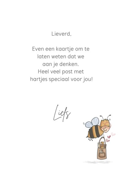 Zomaarkaart liefs kaart bij 3