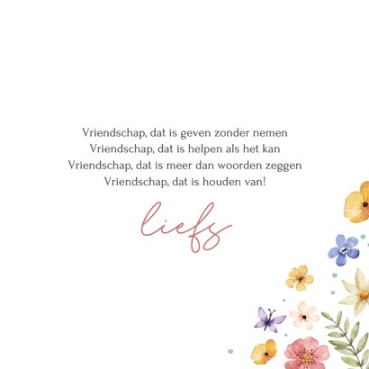 Zomaarkaart met bloemenhart 3