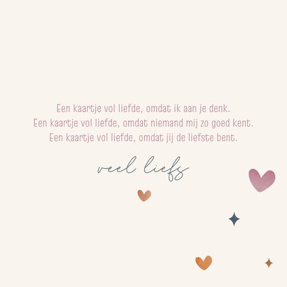 Zomaarkaart met kleurrijke tekst 3