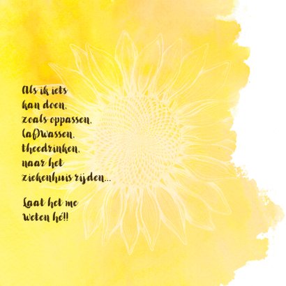 Zonnebloem-kracht voor jou 2