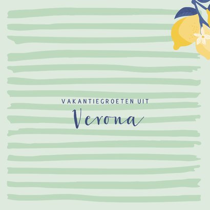 Zonnige vakantiekaart vanuit Italië met illustraties 2