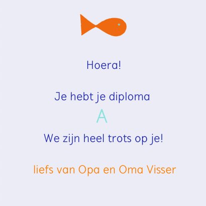 Zwemdiploma A met vissen 3