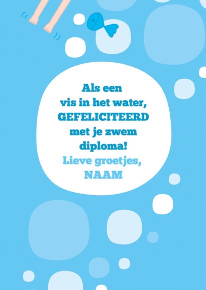 Zwemdiploma Visjes 3