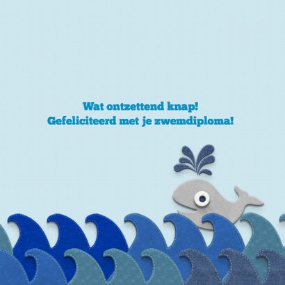 Zwemdiploma walvis B 3