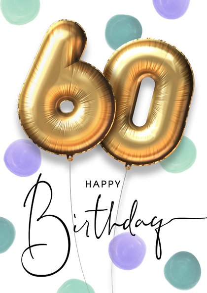 Verjaardagskaart 60 jaar man | Kaartje2go