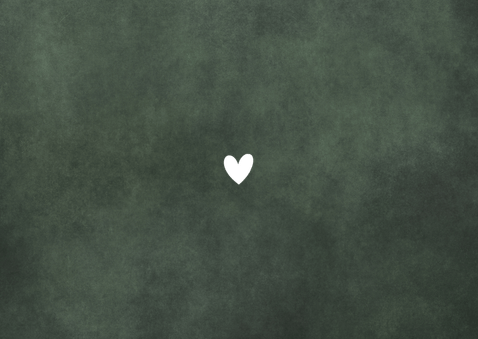 Geboortekaartje jongen - silhouet met 6 kinderen bij wiegje Achterkant