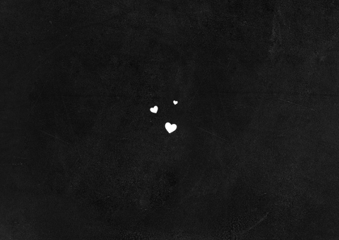 Jubileumfeest 60 jaar krijt ballonnen goud foto hartjes Achterkant