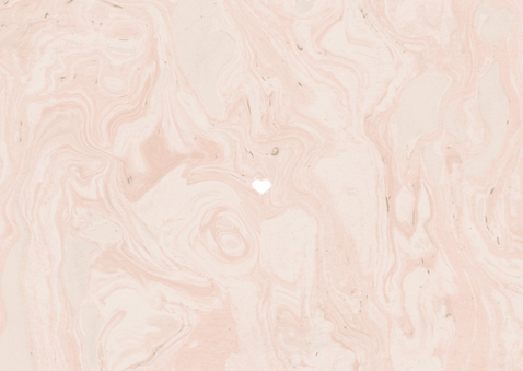 Mooie uitnodiging bruiloft ticket op roze marmer met koper Achterkant