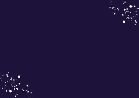 Uitnodigingskaart feestje holografisch spetters Achterkant