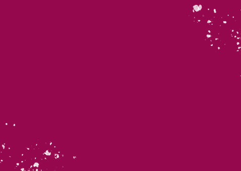 Vrolijke roze nieuwjaarskaart met gemarmerd jaartal Achterkant