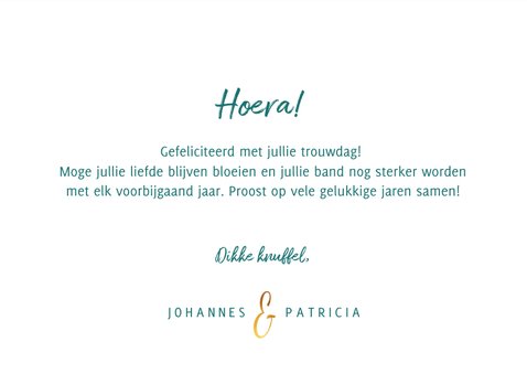 1 jaar getrouwd gefeliciteerd met eigen foto hip stijlvol 3