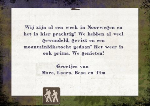 13136 Vakantiekaart 3 eigen foto 3
