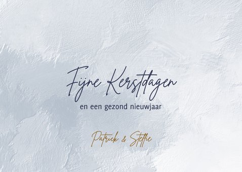 2025 kerstkaart goud getal met blauwe verf 3