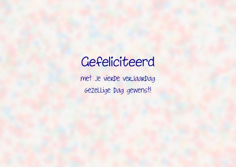 4 jaar van suikerletters 3