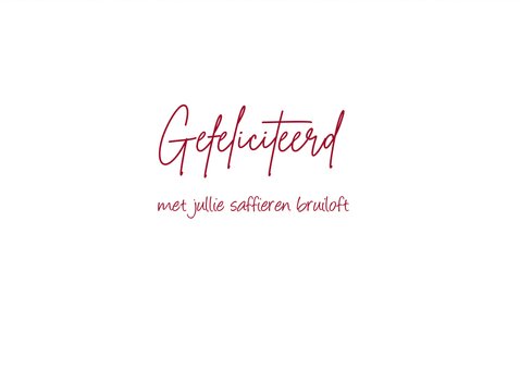 45 jaar getrouwd - saffieren bruiloft 3