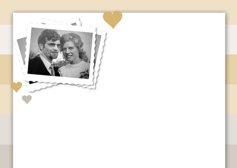 50 jaar getrouwd eigen foto en stempel 2