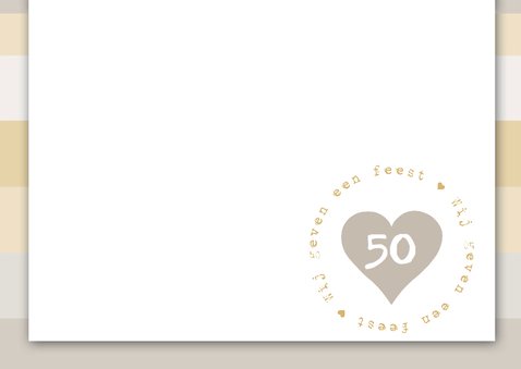 50 jaar getrouwd eigen foto en stempel 3