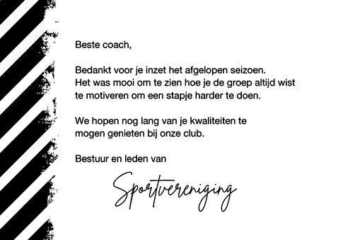Bedankkaart bedankt coach 3