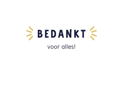 Bedankkaart je bent goud waard 3