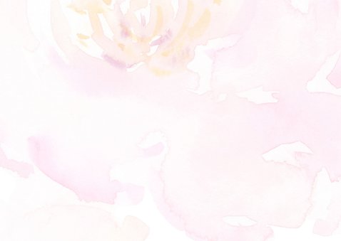 Bedankkaart pastel rozen met foto 2