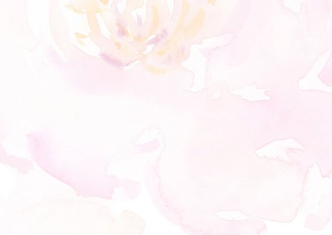 Bedankkaart pastel rozen met foto 2
