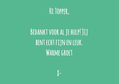 Bedankkaart you're brie-liant 3