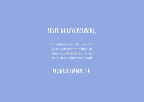 Bedankkaartje hashtag helden 3