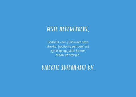 Bedankkaartje hashtag toppers 3
