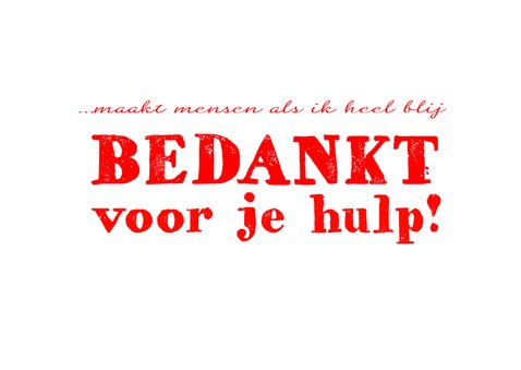 Bedankt Bezige Bij 3 3