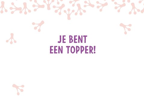 Bedankt- Je bent een topper 3