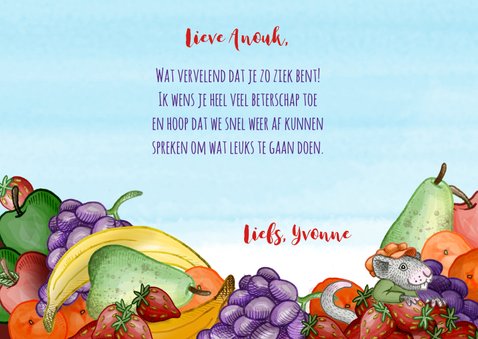 Beterschap fruit dieren grappig 3
