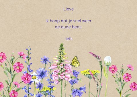 Beterschap wilde bloemen 3