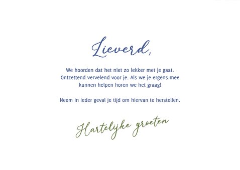 Beterschapskaart bloemen voorjaar neem je tijd 3