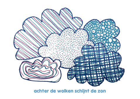 Beterschapskaart met wolken 3