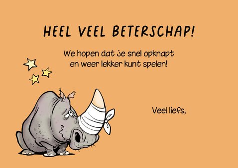 Beterschapskaartje neushoorn auw 3