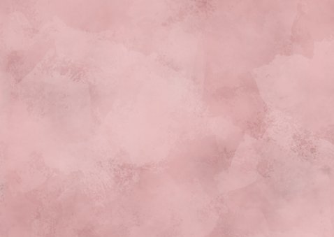 Blanco kaart liggend roze met waterverf Achterkant